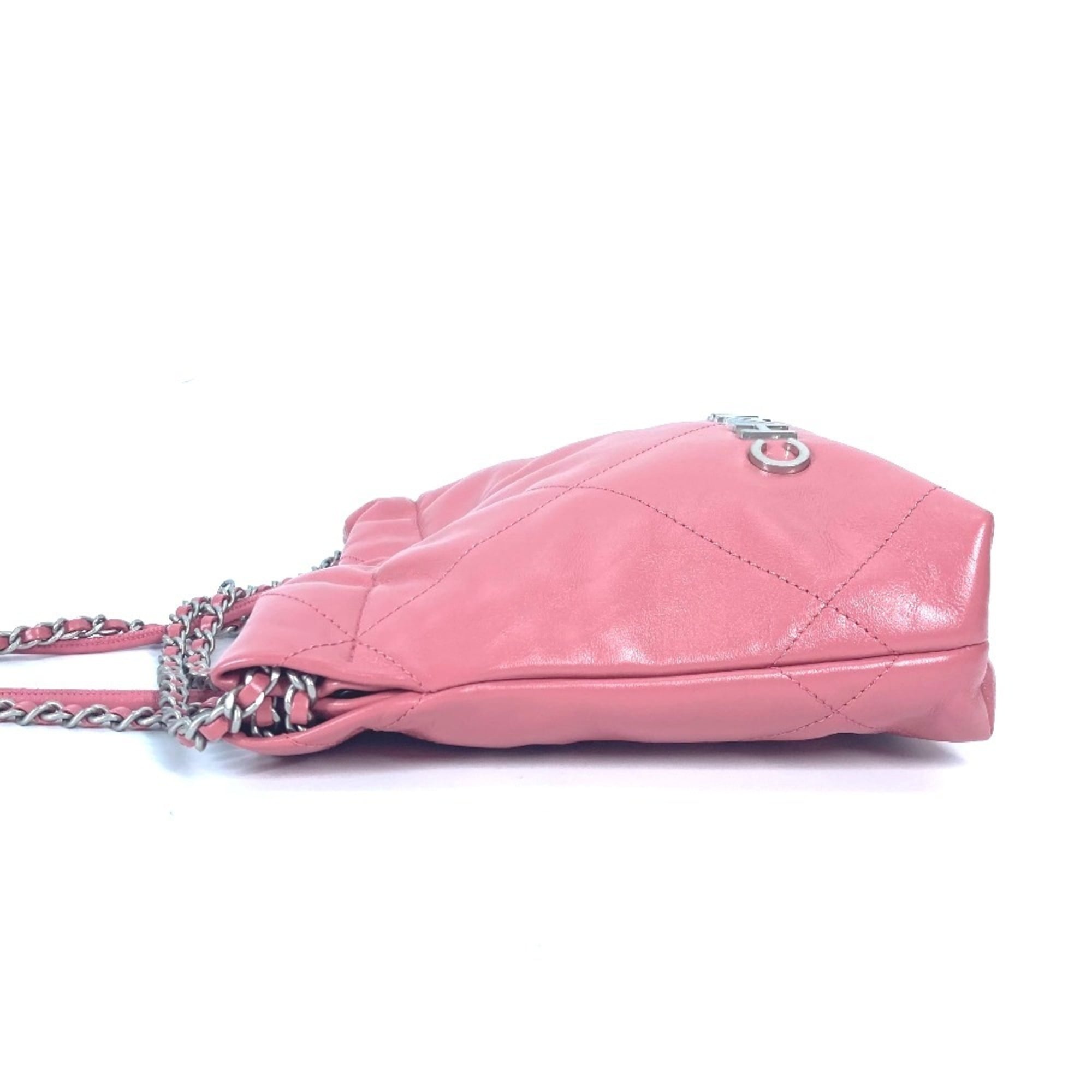 CHANEL AS3980 Chain Chanel 22 Handbag Shoulder Bag Calfskin Women's Pink G-240325-37 — New - Store Return