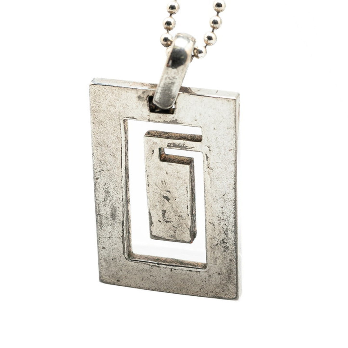 Gucci Cutout G Necklace SV925 Silver Women's GUCCI