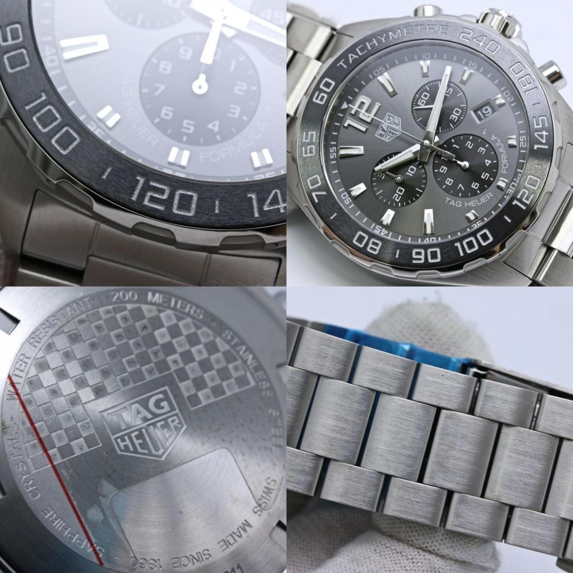 TAG Heuer Formula 1 Chronograph CAZ1011.BA0842 Men's Watch, Stainless Steel & Ceramic, 40483 — Very Good