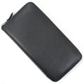 Hermès Azap Long Classic Black Zip-Around Wallet, Epson, Men's and Women's, HERMES KM3188