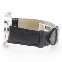 Bvlgari Watch BB41BSLD Stainless Steel and Leather Automatic Analog Display Black Dial Men's — Very Good
