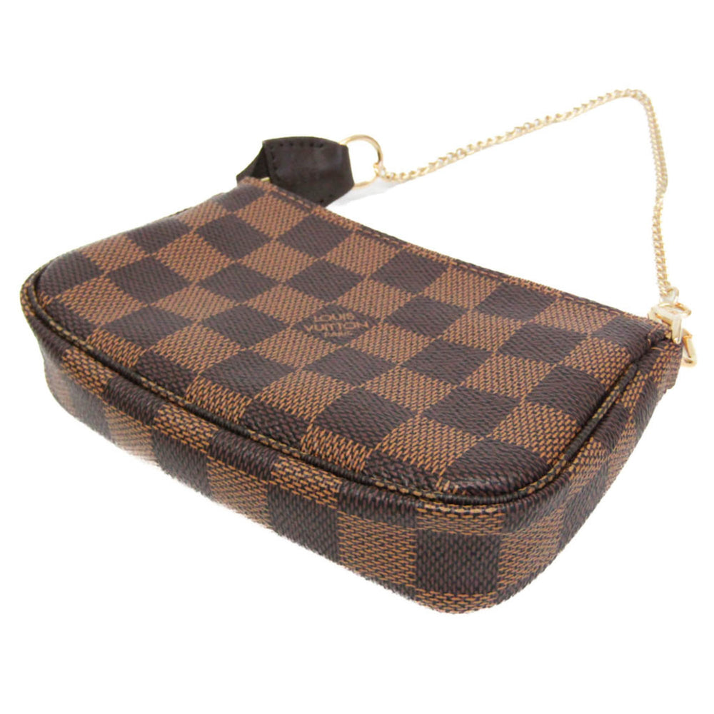 Louis Vuitton Damier Mini Pochette Accessoires T&B N58011 Women's Handbag Ebene — Like New