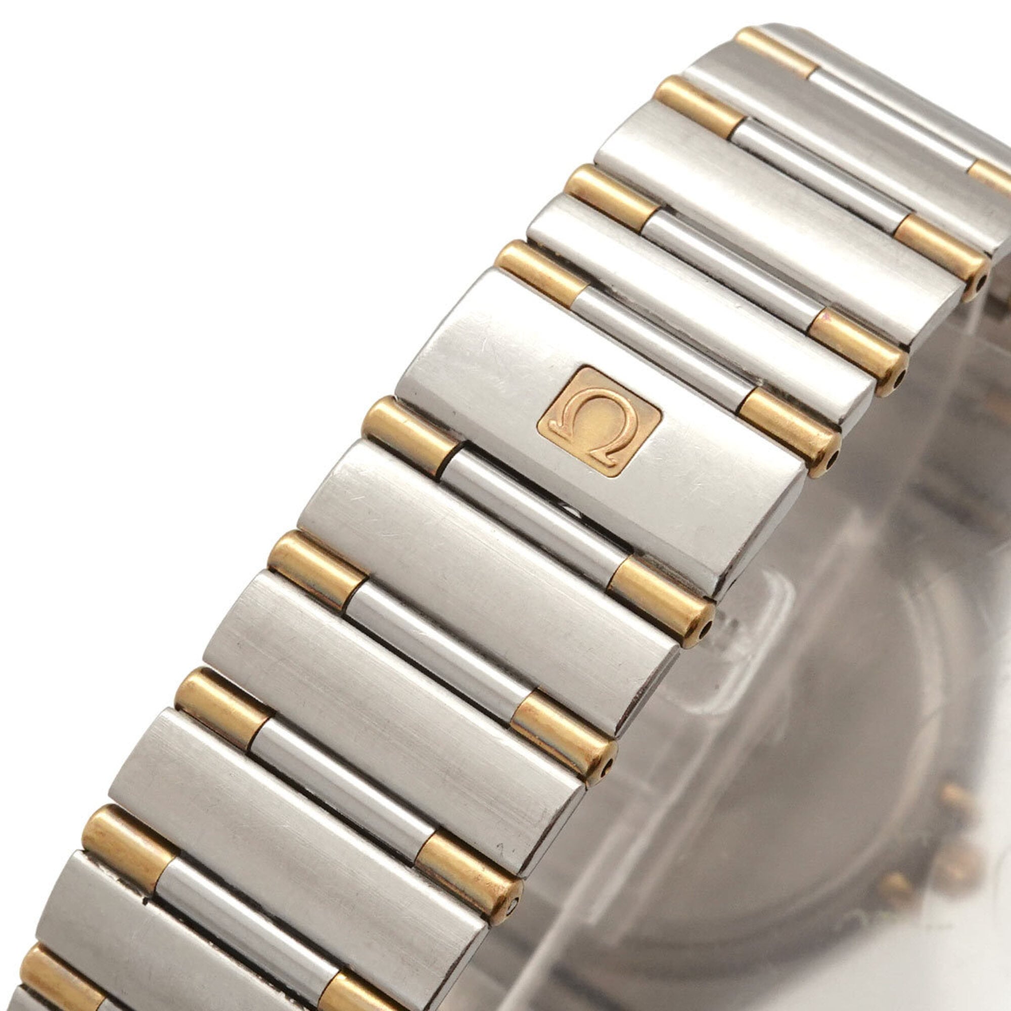 Omega Constellation 1312 30 Men's Watch, Date, Silver/YG Yellow Gold, Quartz Watch — Very Good
