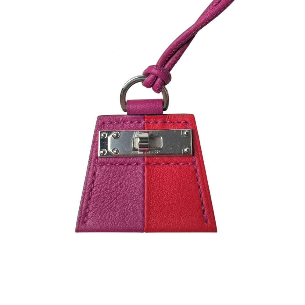 Hermes HERMES Mon Petit Kelly PM Silver Hardware Necklace for Women — Like New