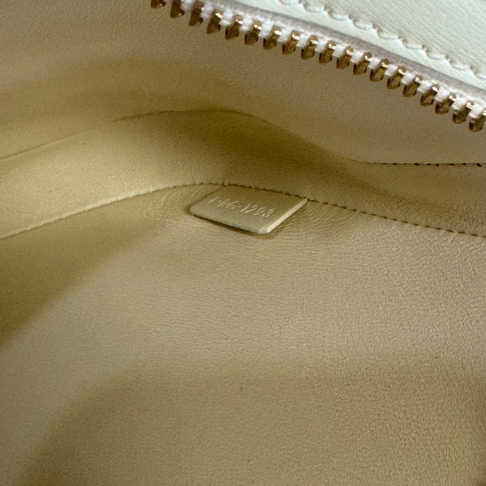 CELINE Celine Croc Bag Medium Shoulder Yellow — Like New