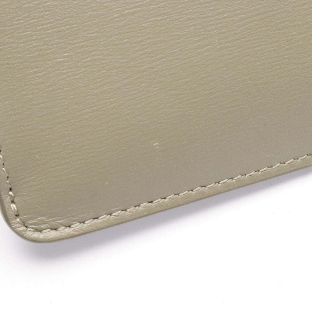 Celine Phone Pouch Shoulder Bag, Leather, Women's, Green