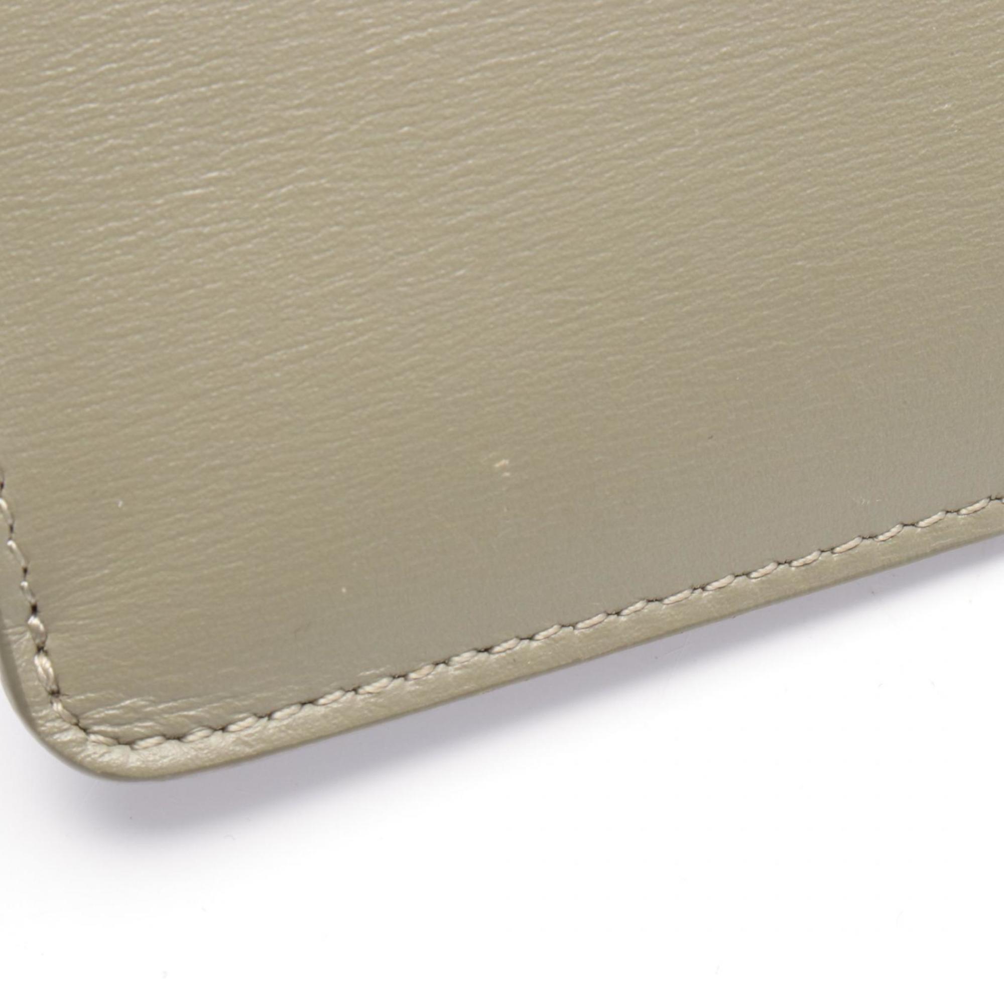 Celine Phone Pouch Shoulder Bag, Leather, Women's, Green