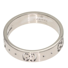 Gucci Icon #8 Ring, 18K White Gold, Women's (GUCCI) — Like New