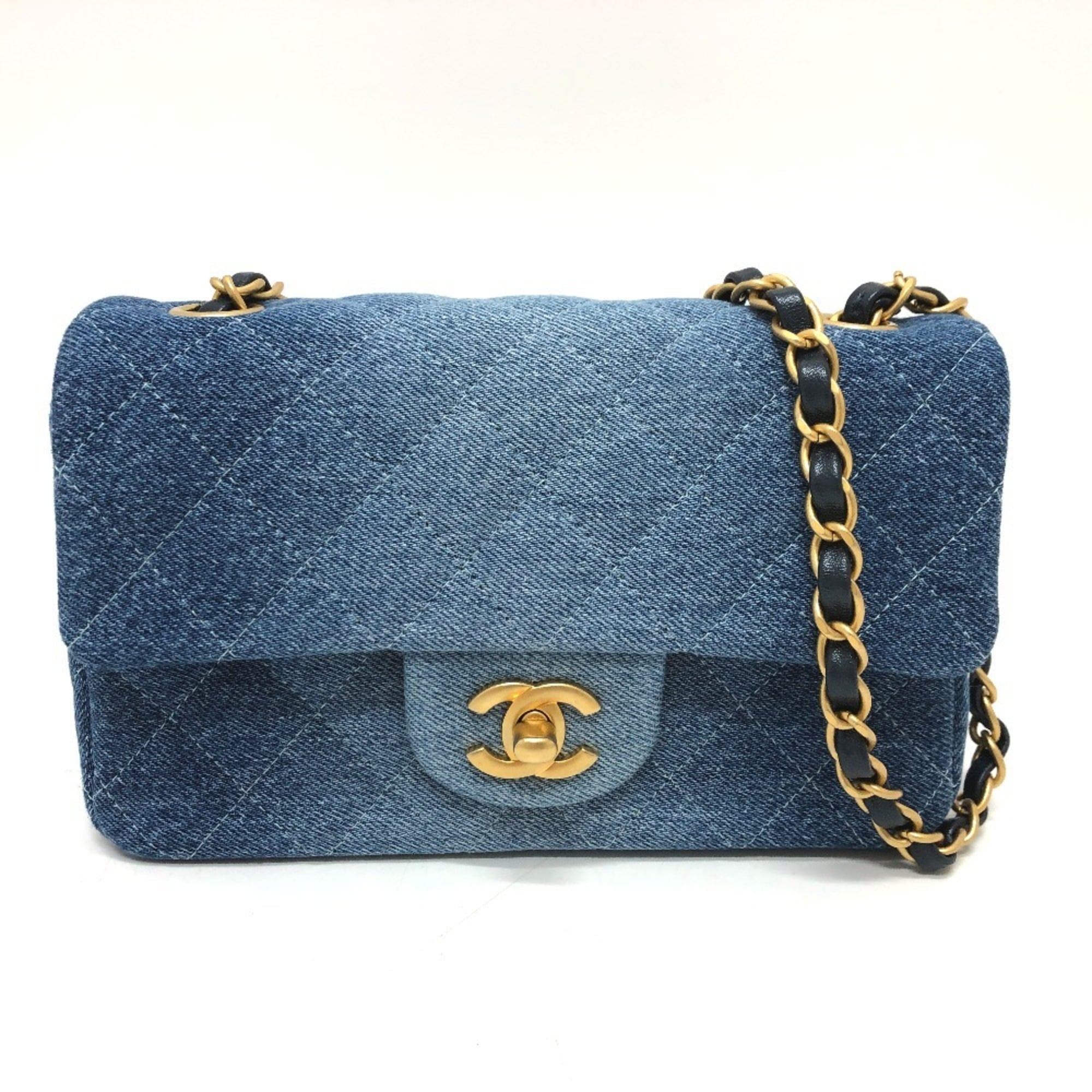 CHANEL Chanel Matelasse Gradient Shoulder Bag Denim Women's Blue — New - Store Return