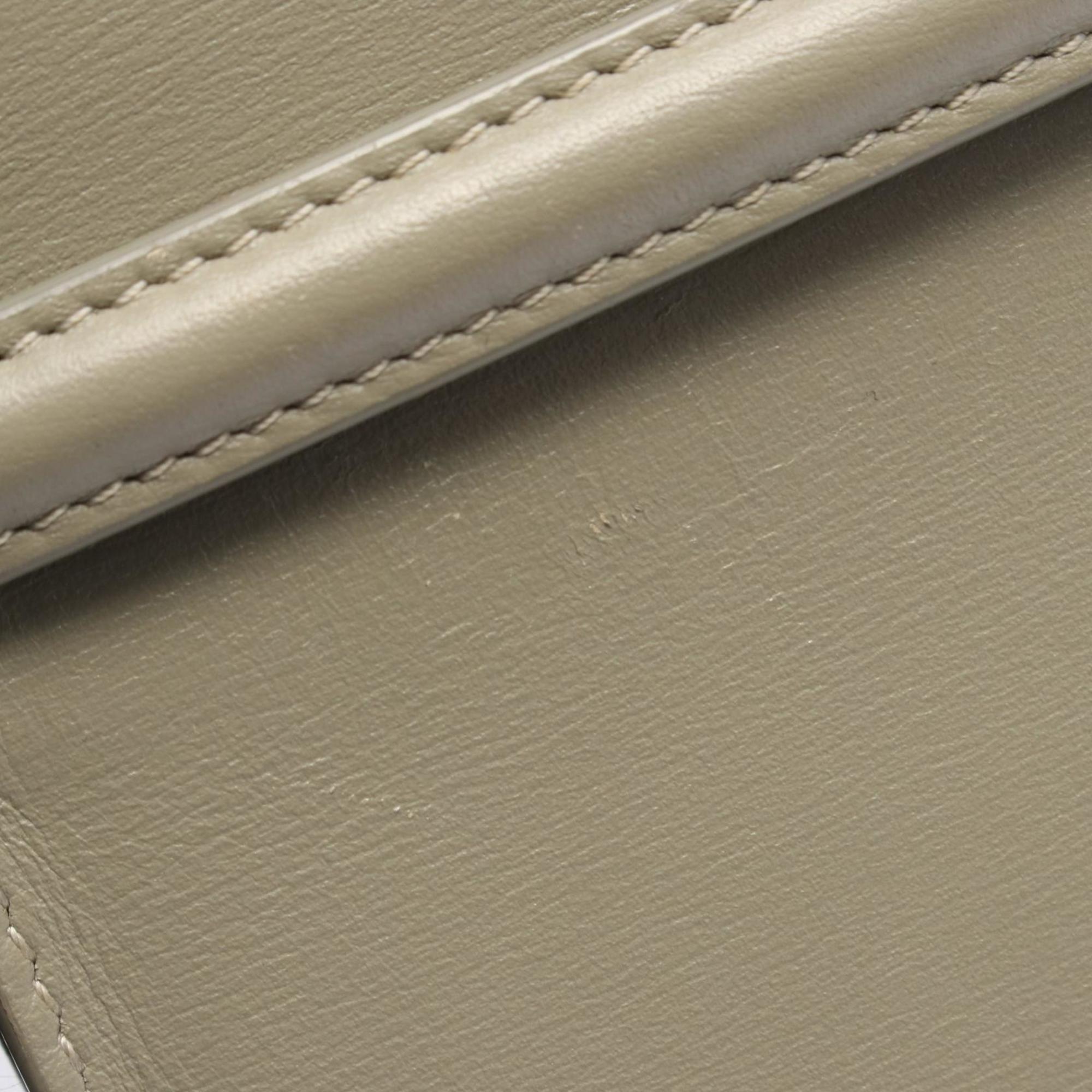 Celine Phone Pouch Shoulder Bag, Leather, Women's, Green