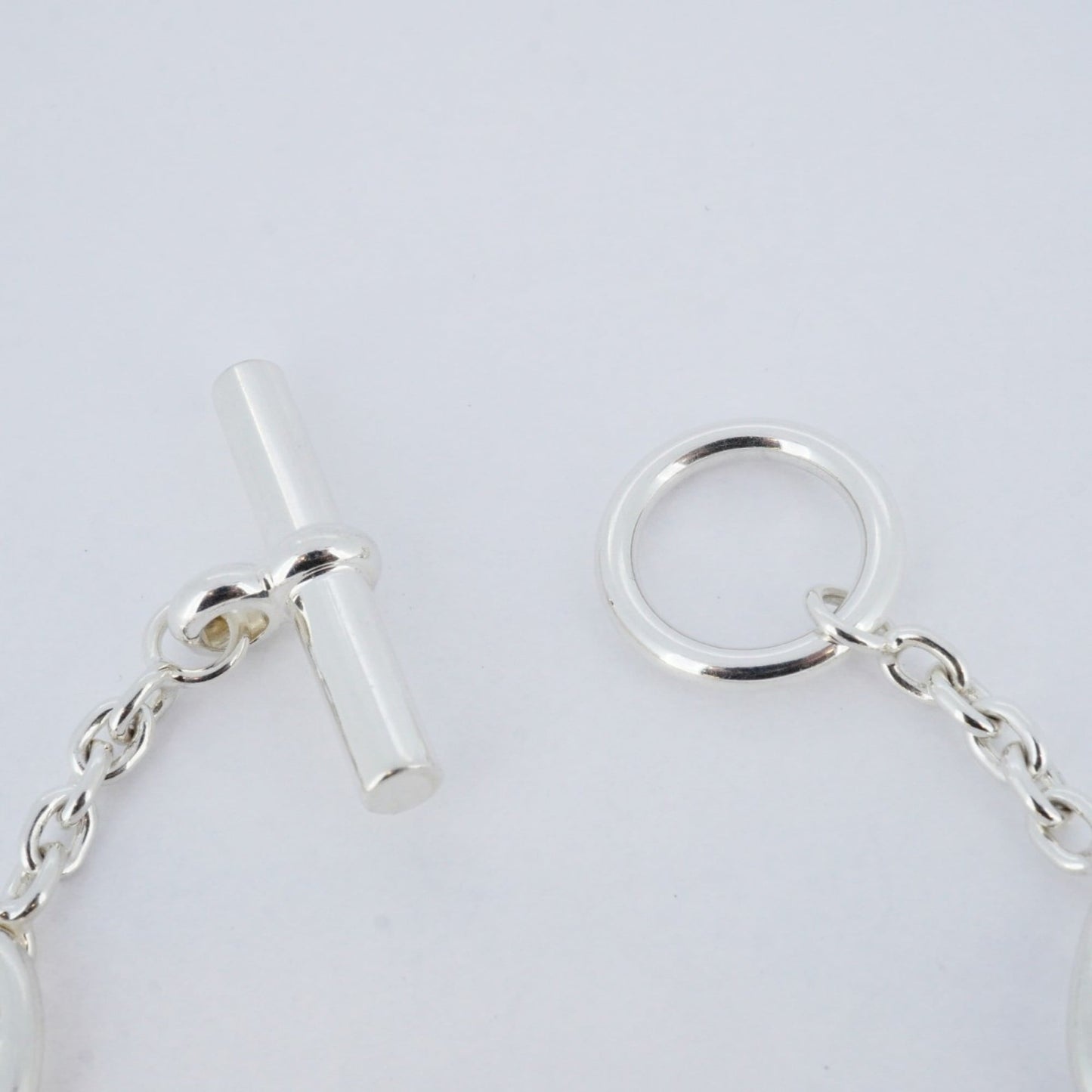 Hermes Chaine d'Ancre Farandole Bracelet, Silver 925, Women's