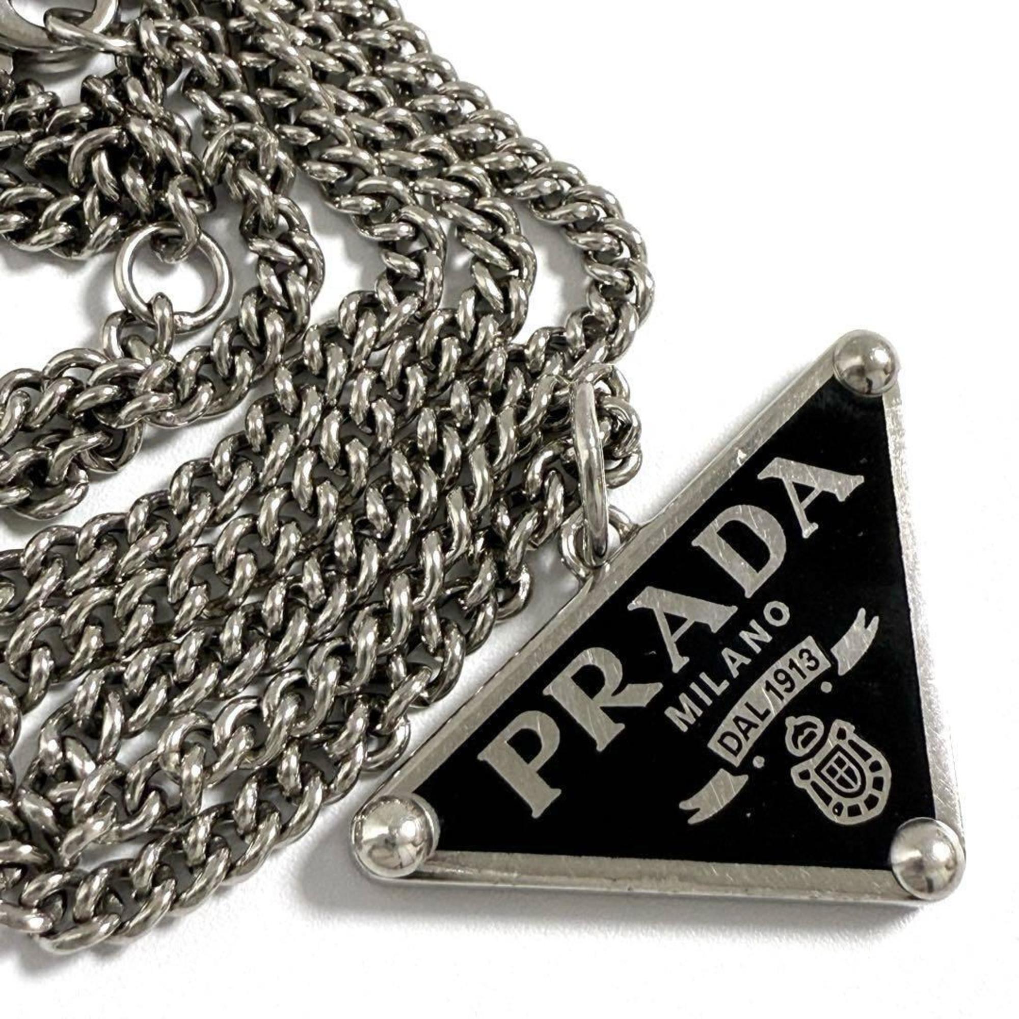 Prada Men's and Women's Symbol Necklace Pendant