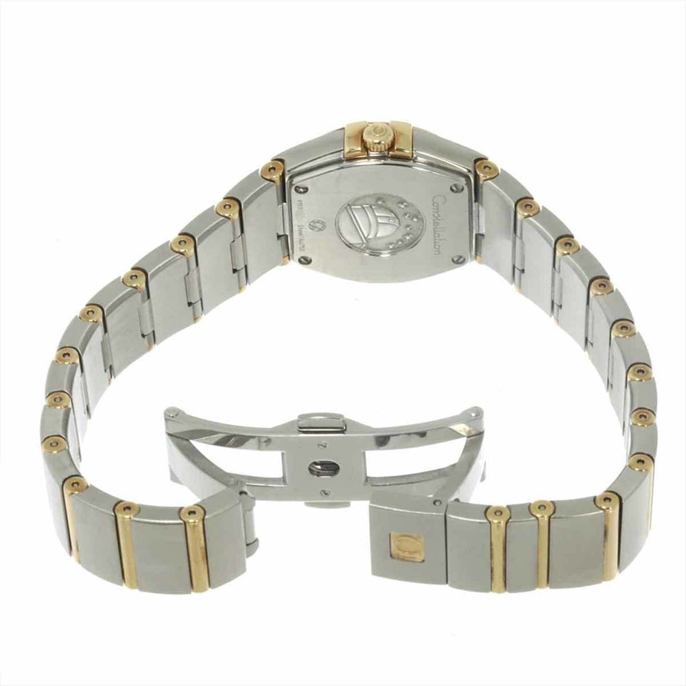 Omega Constellation Brushed Two-Tone 123 20 24 60 02 002 Women's Watch Silver 18K Yellow Gold Quartz — Very Good