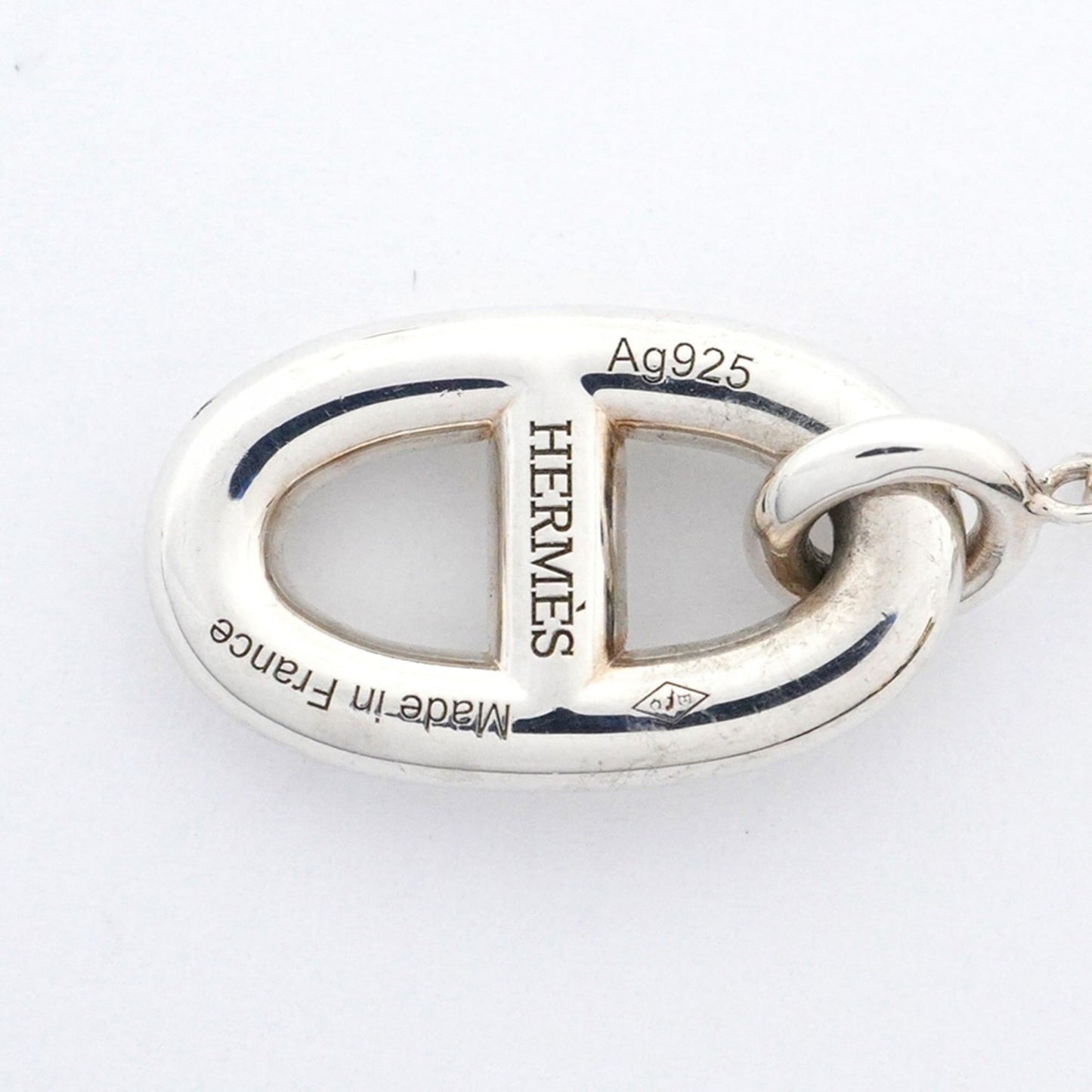 Hermes Chaine d'Ancre Farandole Earrings, 925 Sterling Silver, Women's, P1859230