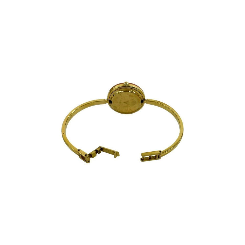 GUCCI Vintage Changeable Bezel Sherry Line GP Watch Wristwatch Gold 30660 — Good