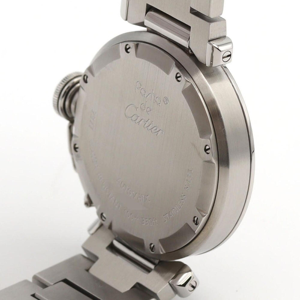 Cartier Pasha C GMT W31078M7 Stainless Steel Automatic Watch — Very Good