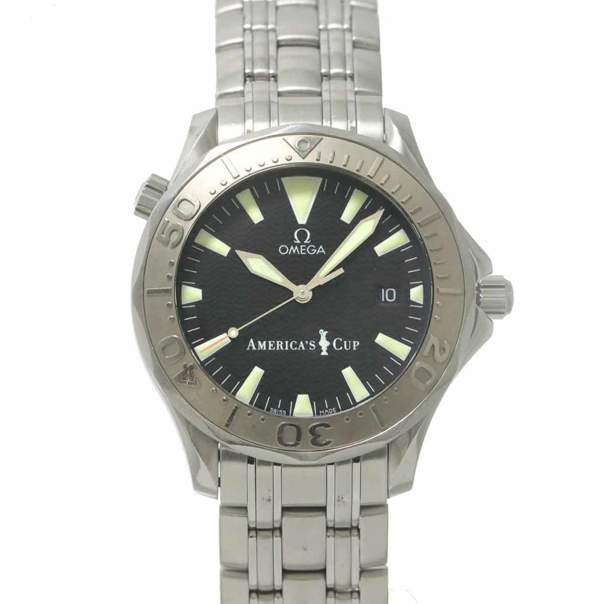 Omega Seamaster Professional 300 America's Cup Limited Edition (9999 pieces) 2533 50 Men's Watch, Date, Black, Automatic Movement — Very Good