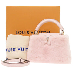 Louis Vuitton Capucines Mini IC Mink Pink Handbag LV 0153 LOUIS VUITTON — Like New