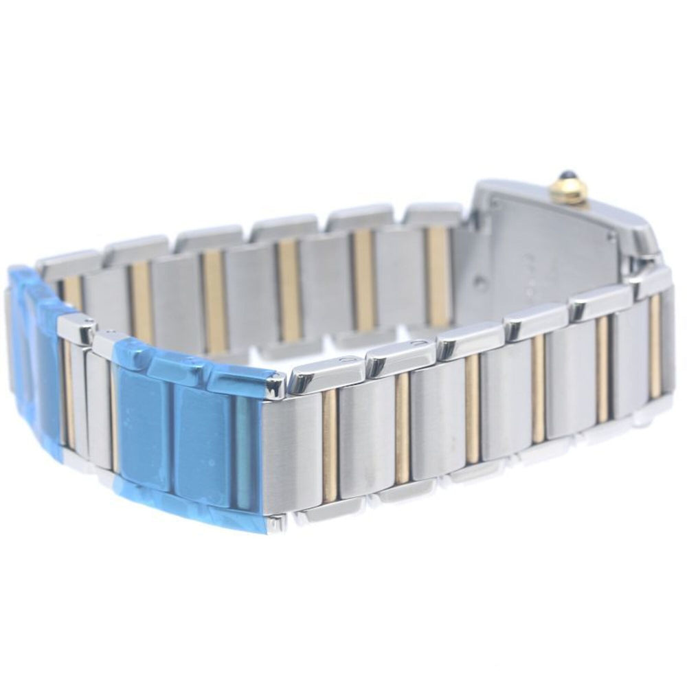 CARTIER Tank Française MM W51006Q4 Watch, Boys' Size, 18K Yellow Gold x Stainless Steel, 40390 — Very Good