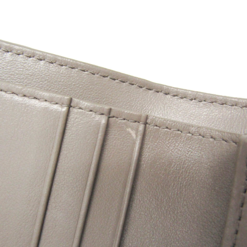 Celine Small Triford Wallet 10B573BEL.31AN Women's  Embossed Calf Leather Wallet (tri-fold) Gray