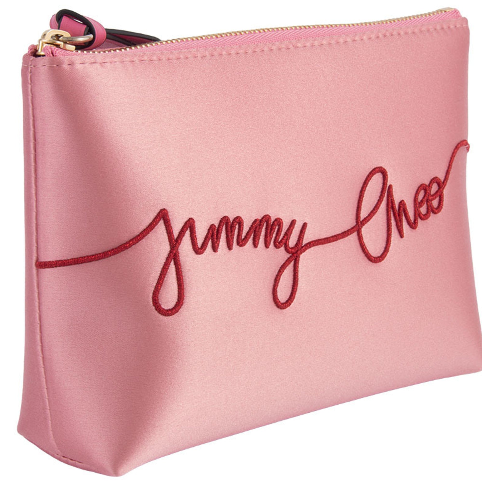 Jimmy Choo Satin Pouch Pink Women's JIMMY CHOO — Like New