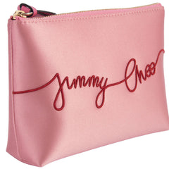 Jimmy Choo Satin Pouch Pink Women's JIMMY CHOO — Like New