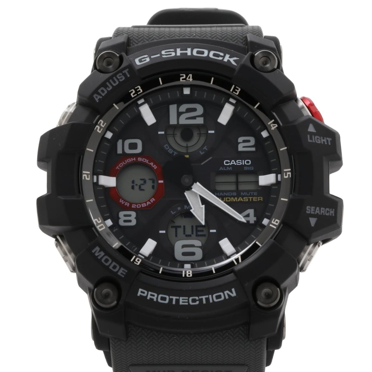 CASIO GSHOCK MASTER OF G LAND MUDMASTER GWG1001A8JF Men's Watch, Black Resin, Stainless Steel — New - Store Return