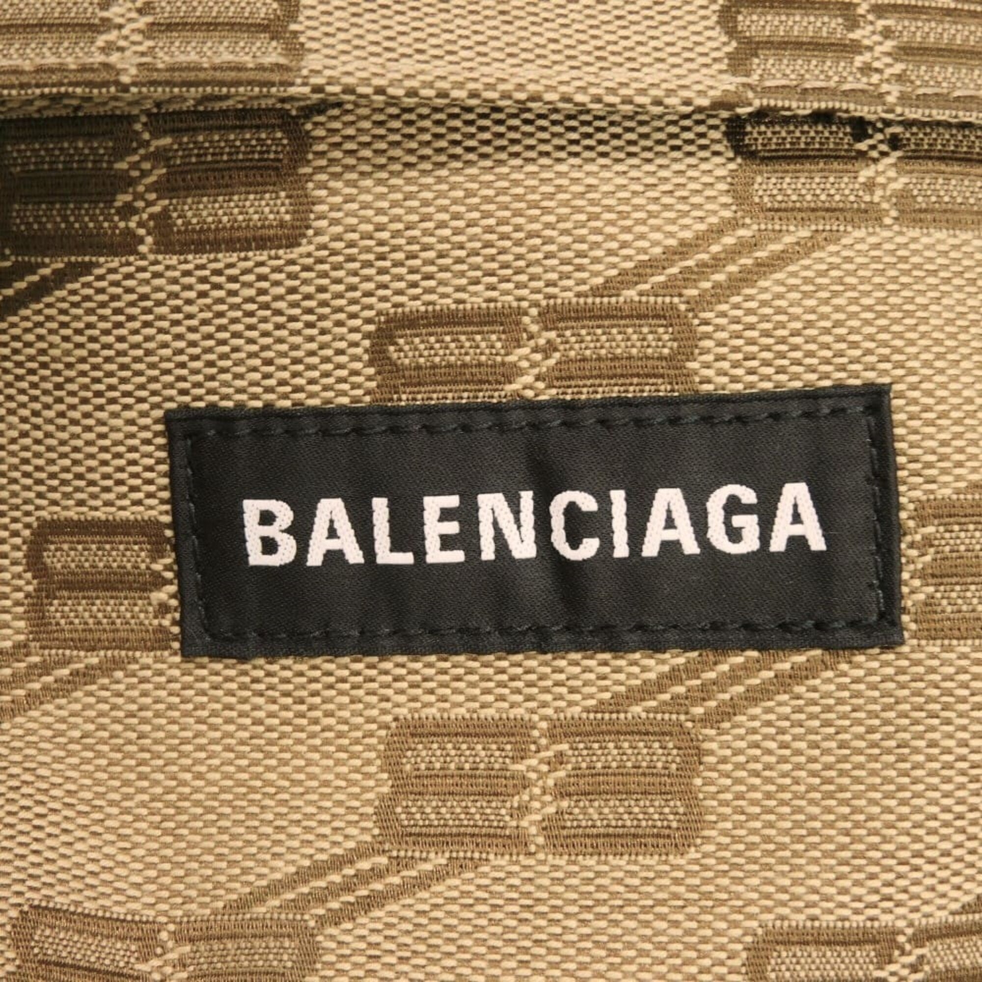 Balenciaga Signature Medium Belt Bag with Logo BB Monogram Jacquard Beige (713042 210HH 2755) - Men's — Like New