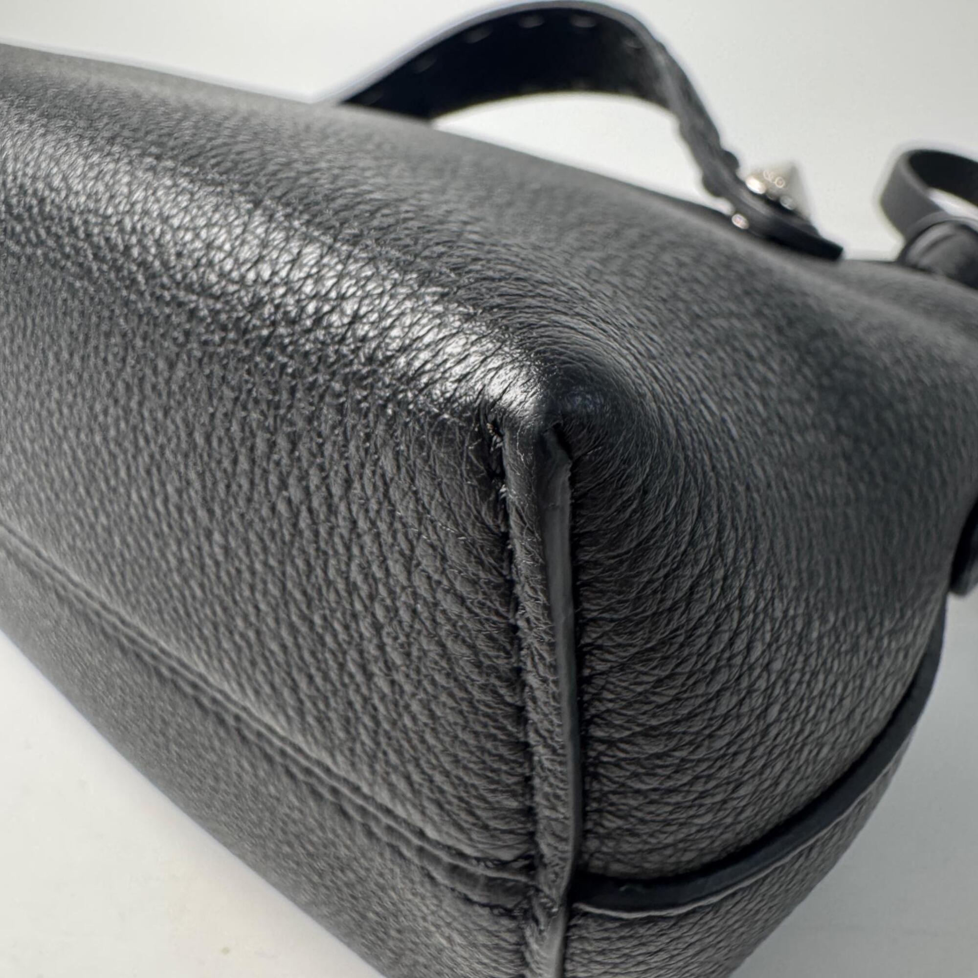 Fendi By The Way Selleria Mini Black 2-way Handbag Shoulder Bag Crossbody for Women — Like New