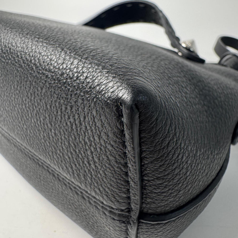 Fendi By The Way Selleria Mini Black 2-way Handbag Shoulder Bag Crossbody for Women — Like New