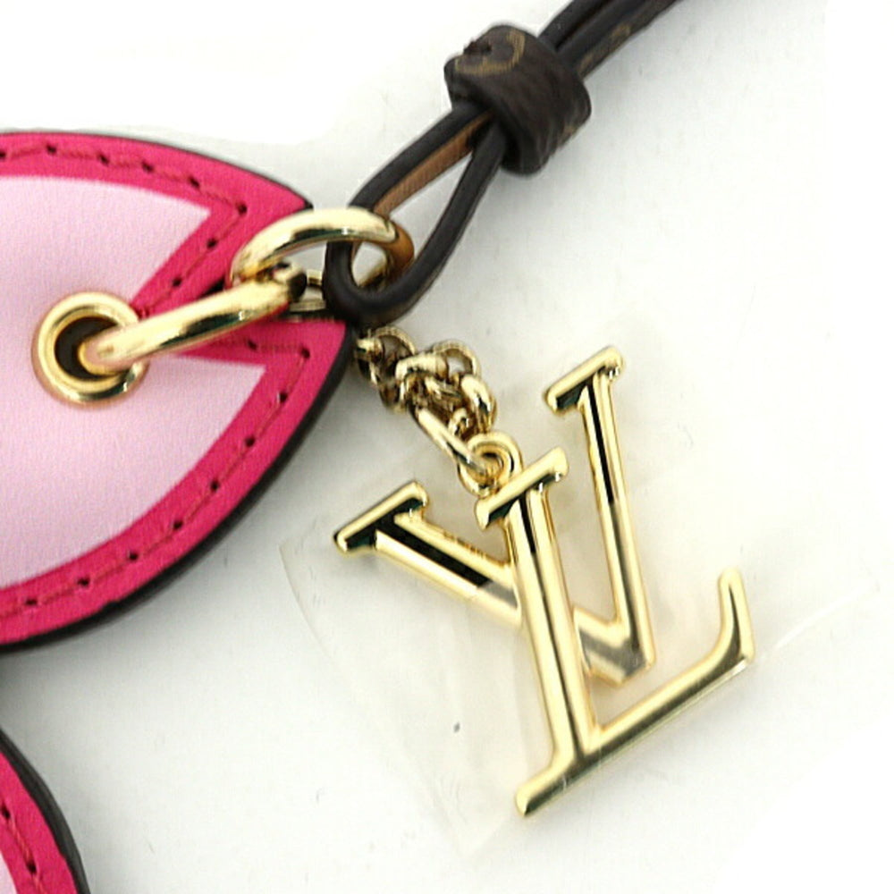 LOUIS VUITTON x Takashi Murakami LV TM Bag Charm Cherry Blossom M02475 Pink — Like New