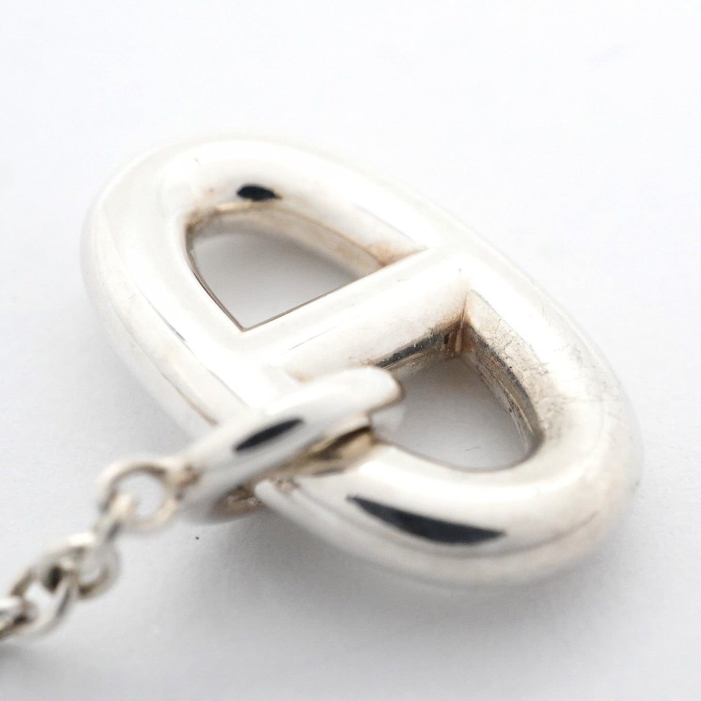 Hermes Chaine d'Ancre Farandole Earrings, 925 Sterling Silver, Women's, P1859230