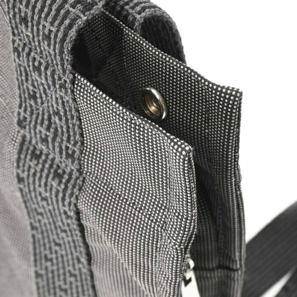 HERMES Hermes Herline Ad PM Canvas Tote Bag Backpack for Men and Women, Gray/Black — Like New
