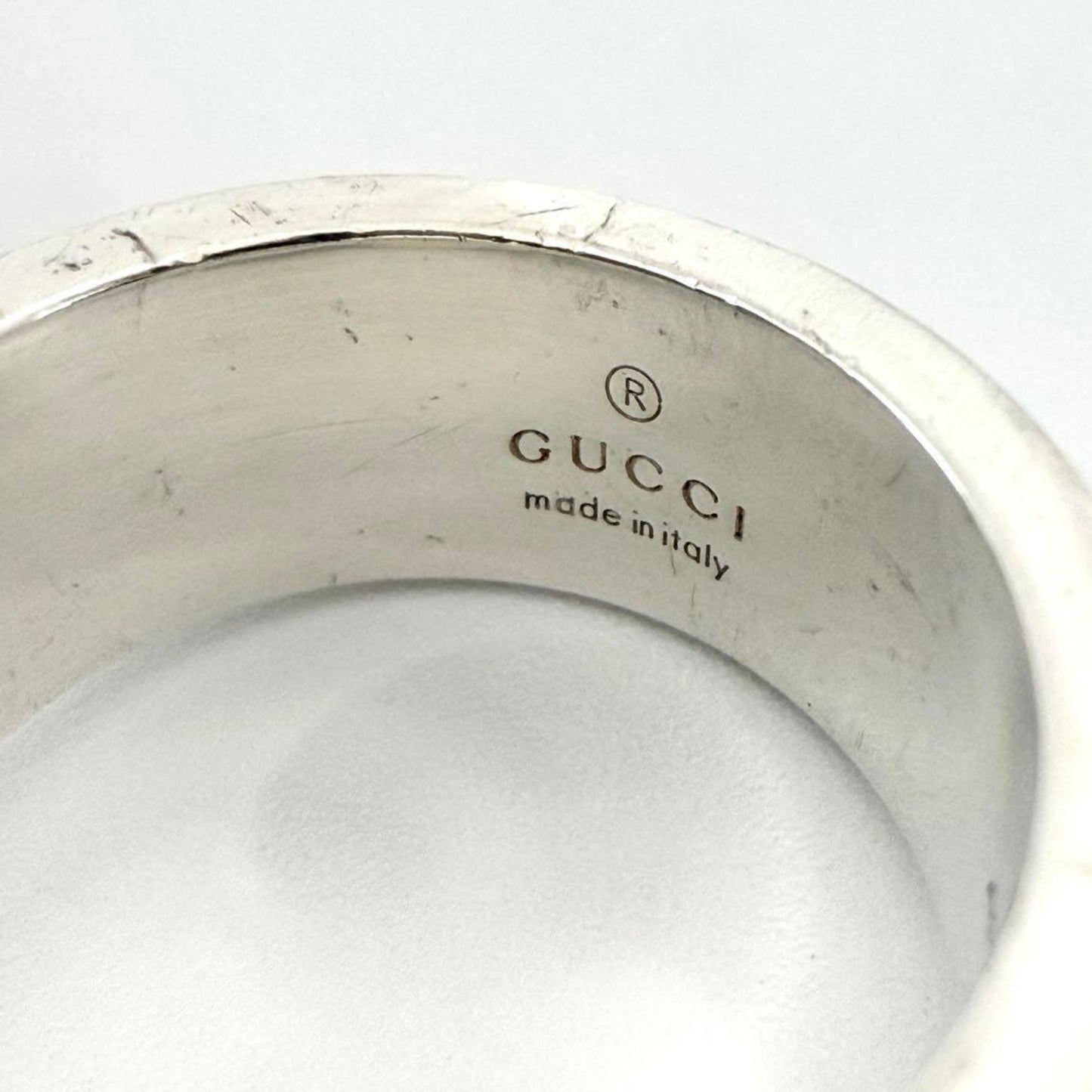 Gucci Men's Pineapple Silver Ring