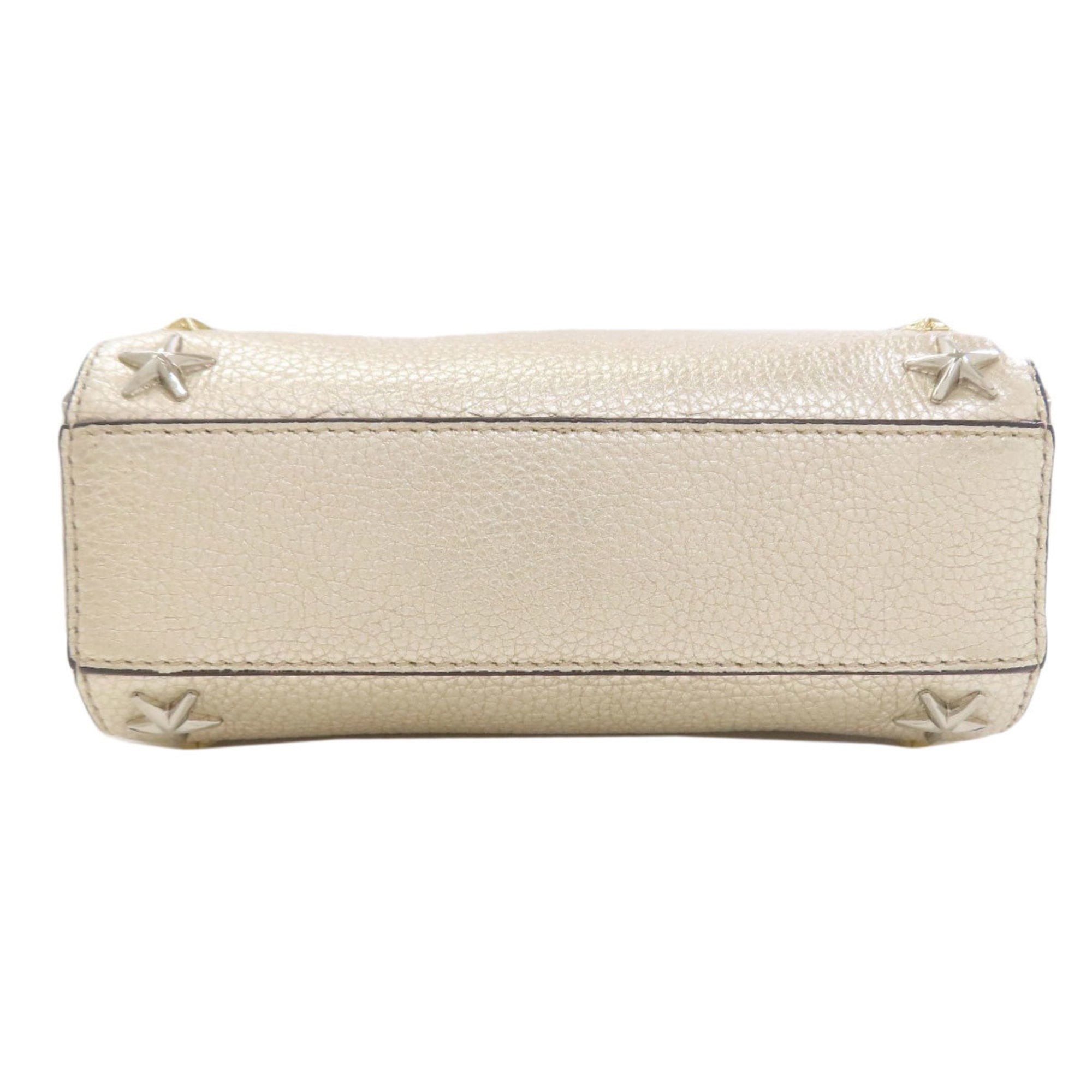 Jimmy Choo Star Motif 2-Way Handbag Leather Women's