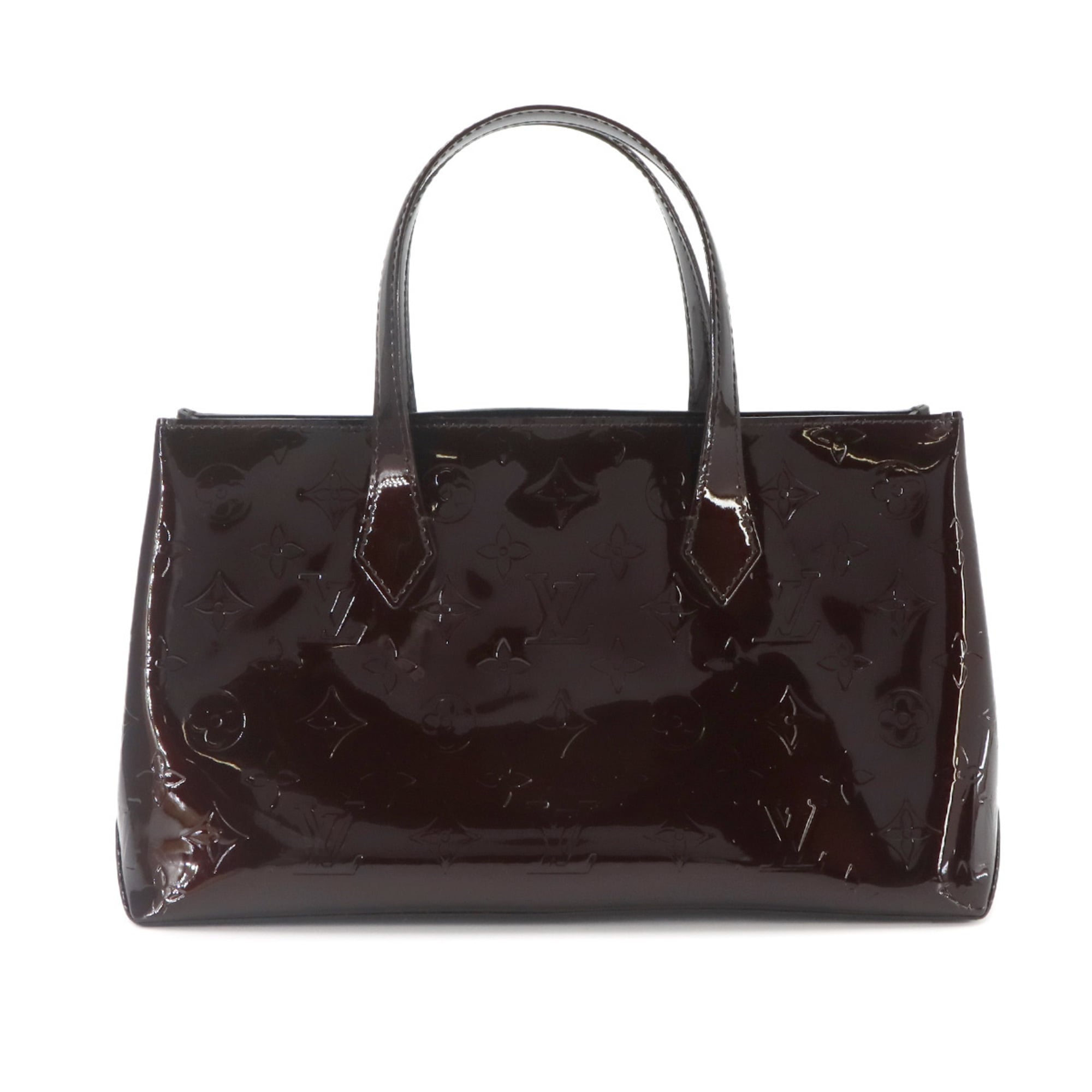 Louis Vuitton Wilshire PM Monogram Vernis Handbag Leather Amarante M93641 — New - Store Return
