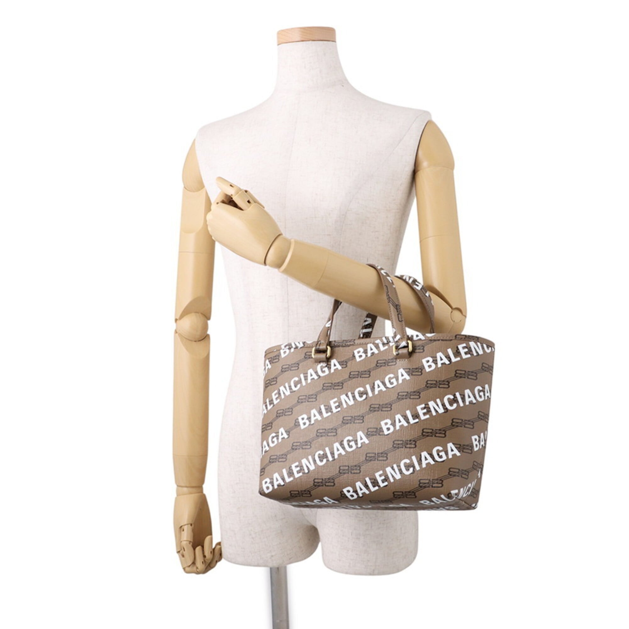 Balenciaga Handbag Signature BB Monogram Small 702699 BALENCIAGA — Like New