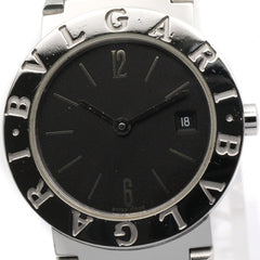 Bulgari BVLGARI Watch Stainless Steel Ladies Black BB26SSD — Very Good