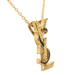 Yves Saint Laurent (YSL) 18K Gold Pendant Chain Necklace for Women — Like New