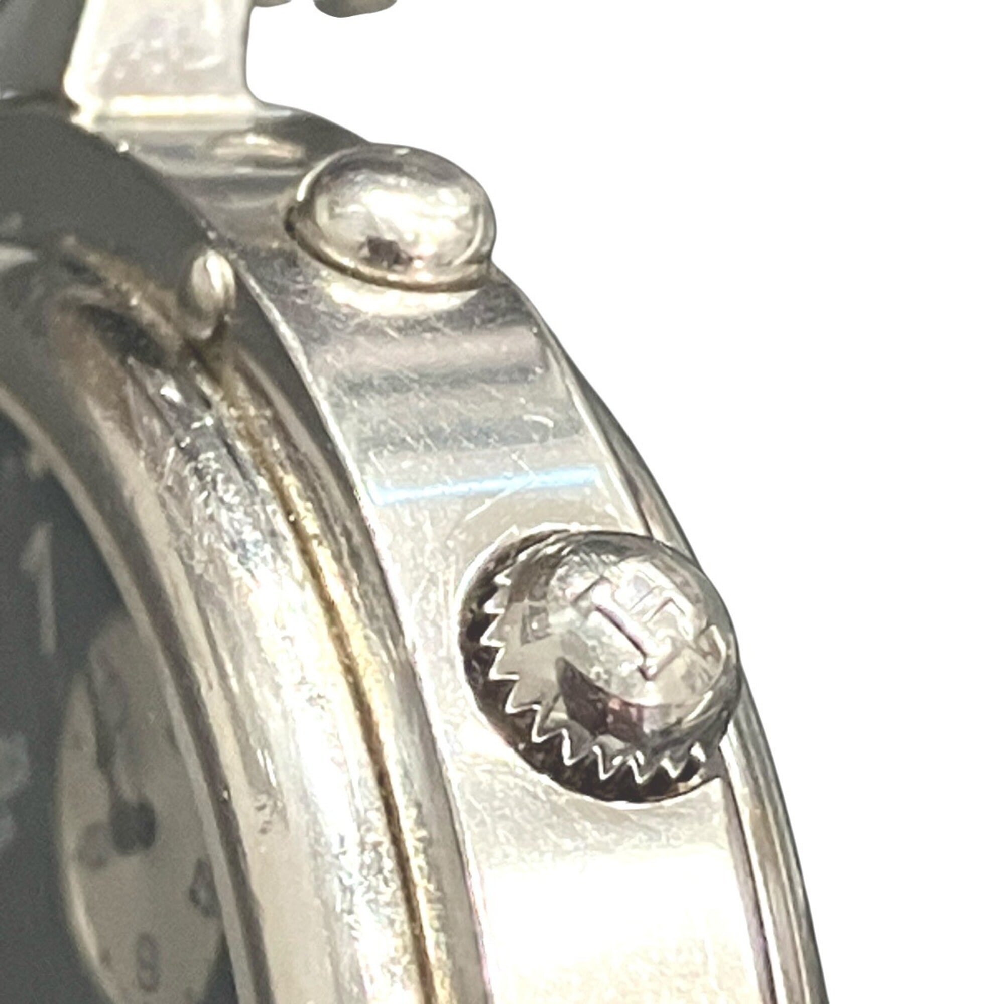 Hermes Clipper watch, total weight 102.4g, stainless steel, quartz movement, navy dial, CL1.910 — Good