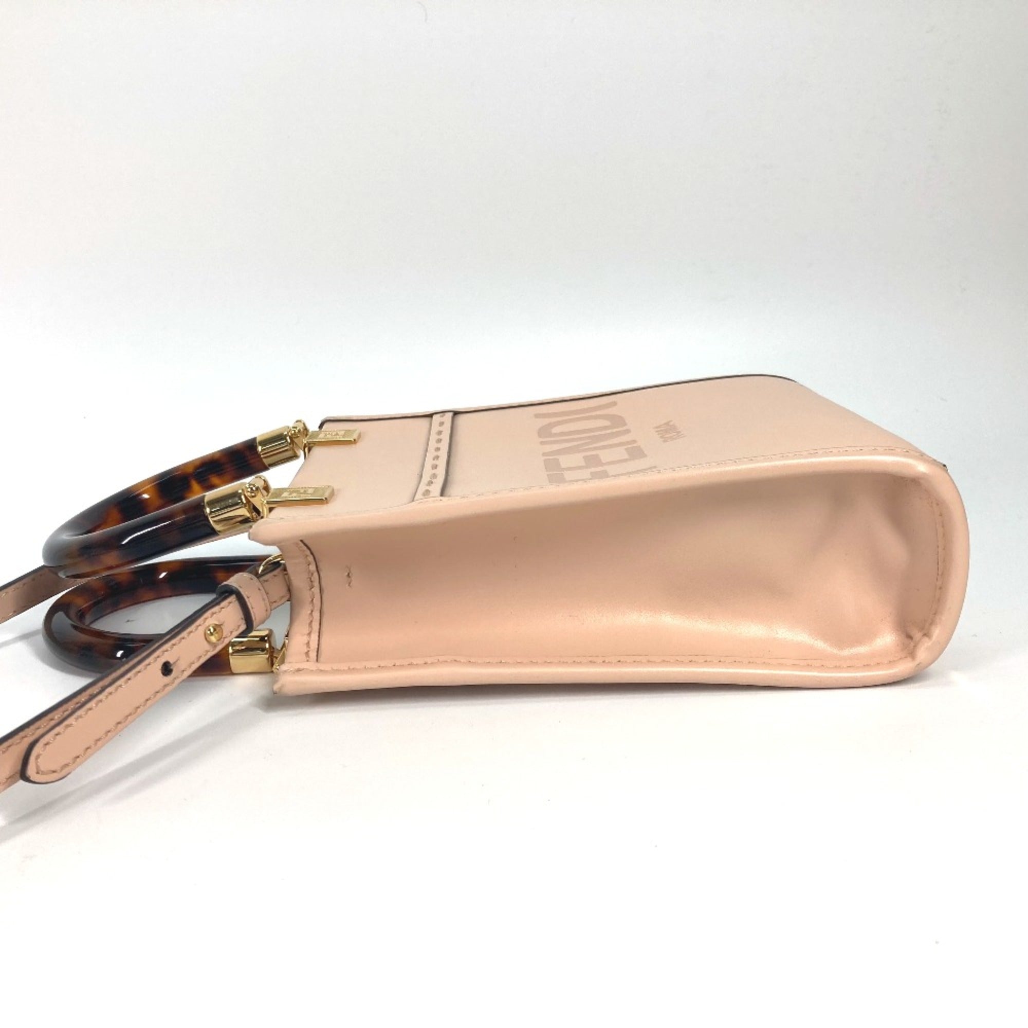 Fendi 8BS051 Shoulder Bag Crossbody bag 2WAY Hand Bag BeigeBased — Like New