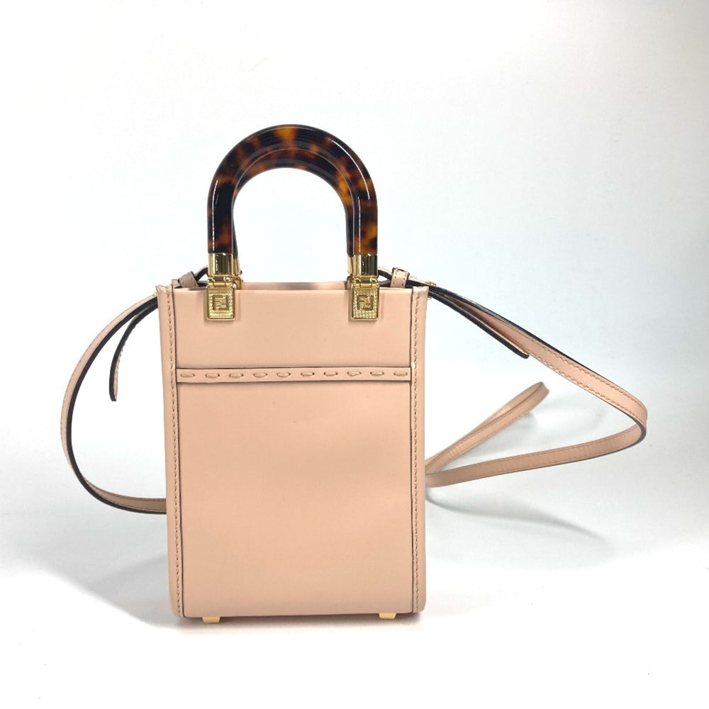 Fendi 8BS051 Shoulder Bag Crossbody bag 2WAY Hand Bag BeigeBased — Like New