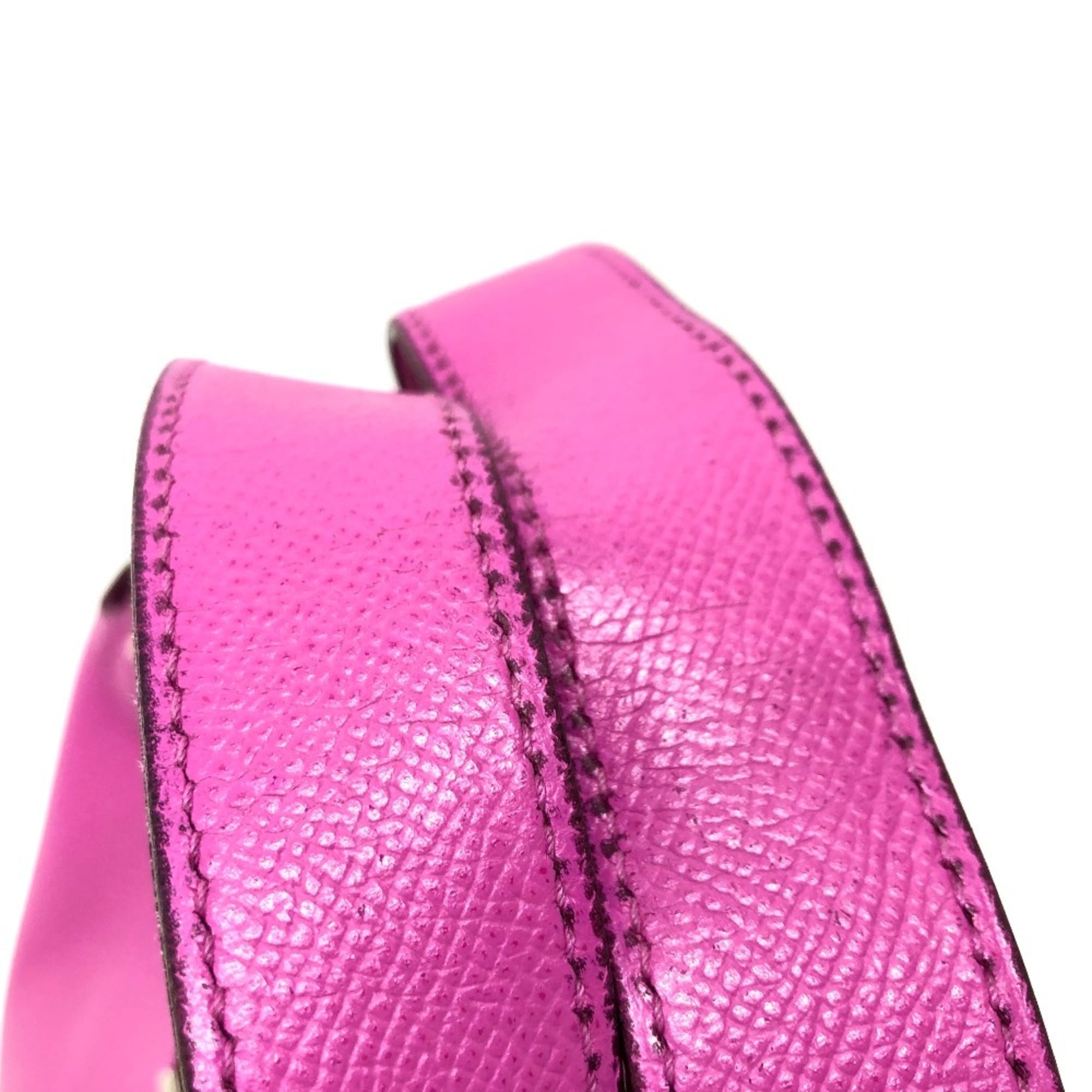 HERMES Picotin Lock MM Traceage Tote Bag Handbag Epsom Leather Women's Purple KS-240207-60 — Like New