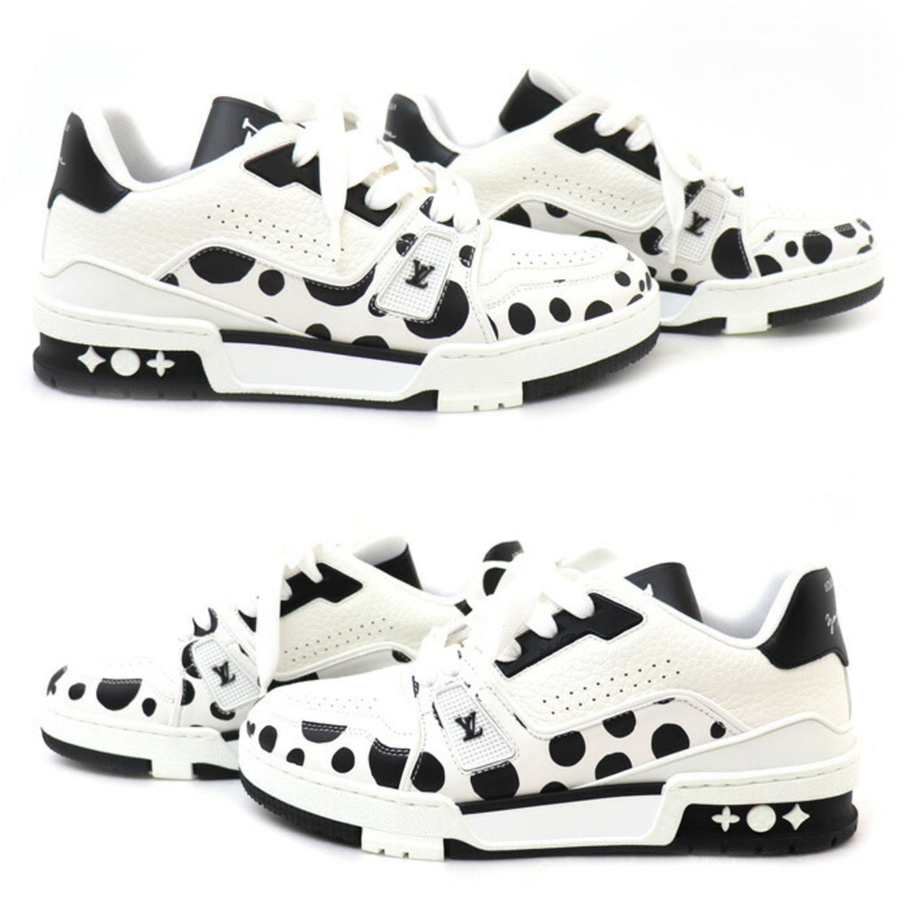 LOUIS VUITTON Louis Vuitton x YK LV Trainer Line Sneakers White Black 1AB8JJ MS1212 3 Women's