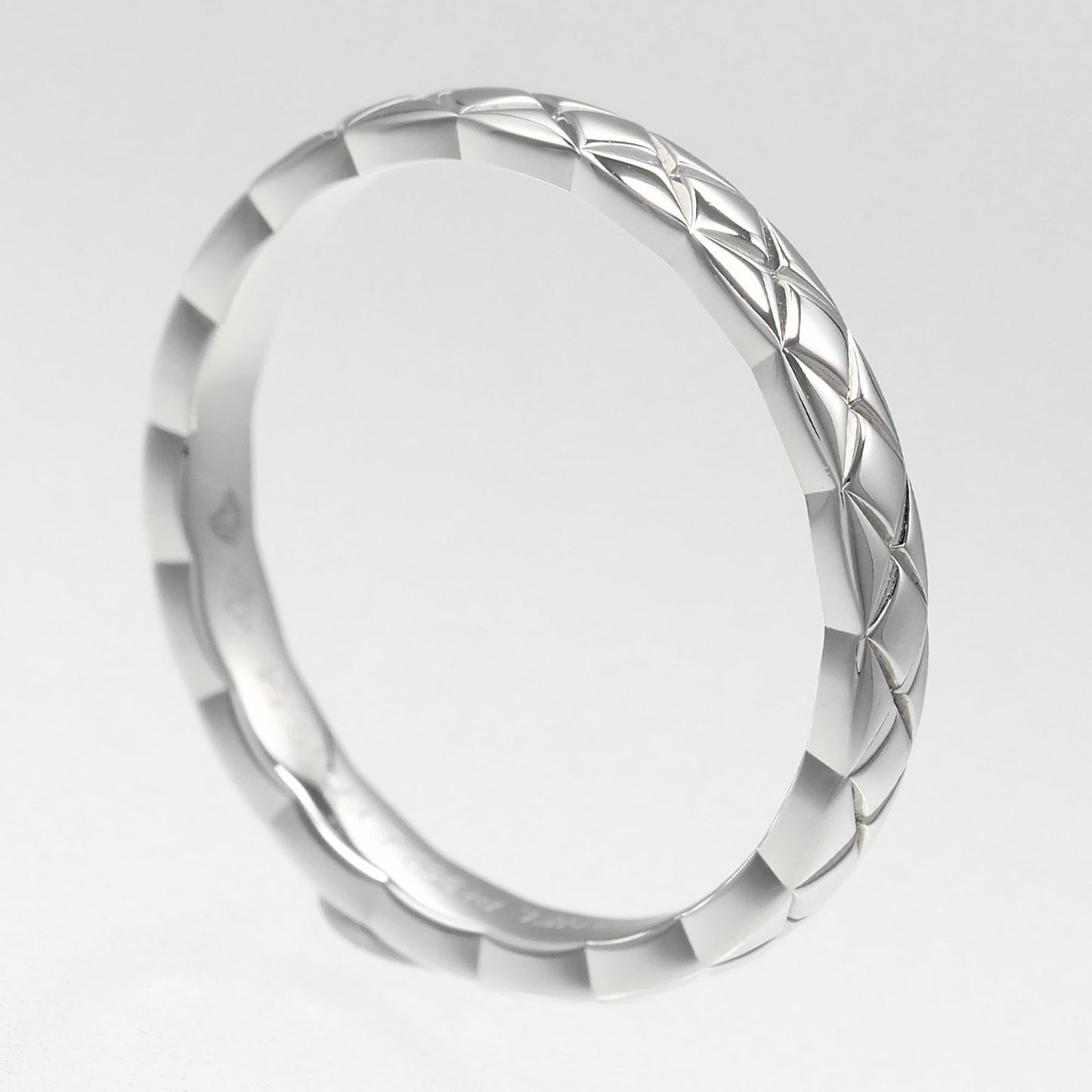 CHANEL Coco Crush Wedding Ring, Small, Size 13.5, Pt950 Platinum, Approx. 4.39g