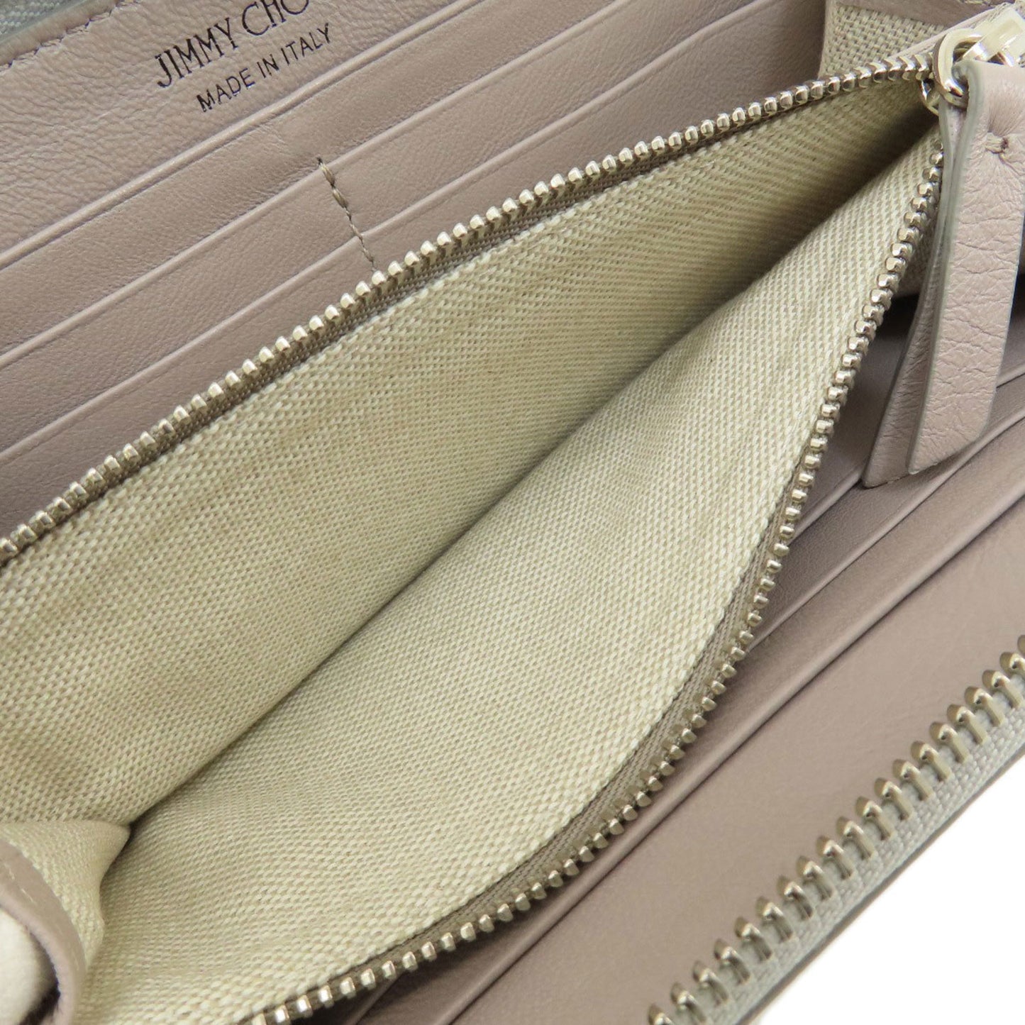 Jimmy Choo Long Wallet Leather Women's