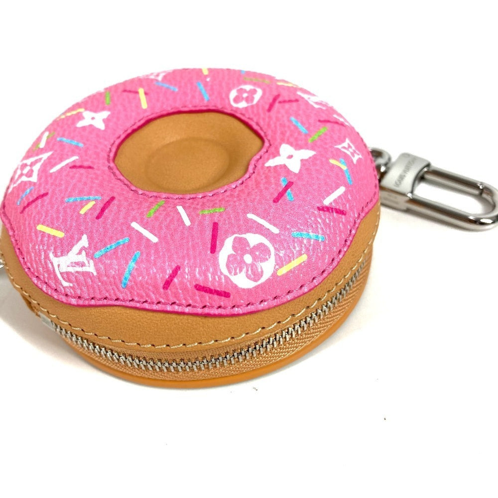 LOUIS VUITTON M02549 Monogram Donut Bag Charm - LV Charm, Keychain Leather Canvas, Men's/Women's, Pink, Like New — Like New