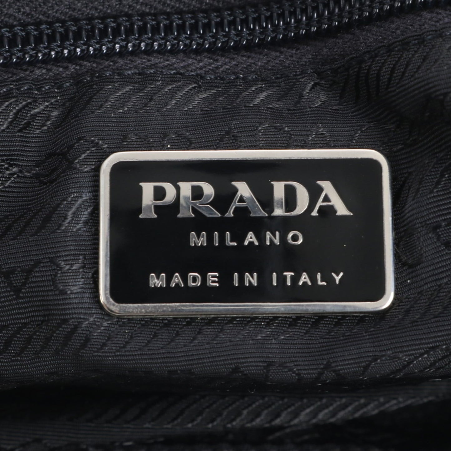 Prada Tessuto Nylon and Leather Backpack in Black for Women