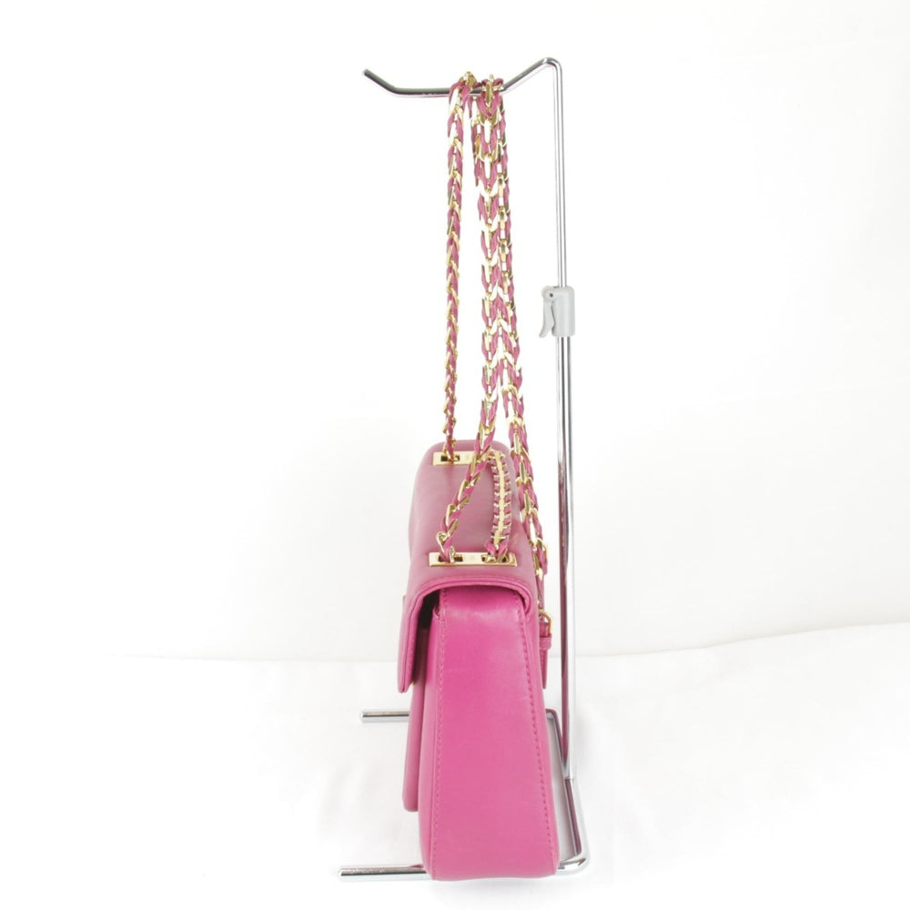 FENDI shoulder bag, leather, pink, women's — New - Store Return