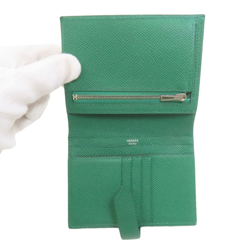 Hermès Bearn Compact Silver Hardware Bifold Wallet (with Coin Purse) Epson Women's HERMES